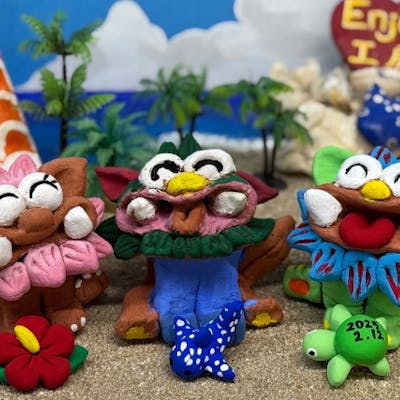 沖縄・名護】シーサー作って色付けの3時間フルコース(団体割 沖縄・名護】シーサー作って色付けの3時間フルコース(団体割