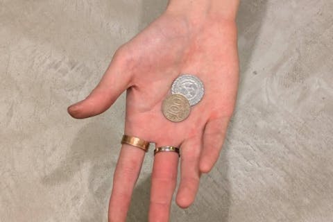 【京都・清水・アクセサリー】コインリング制作体験