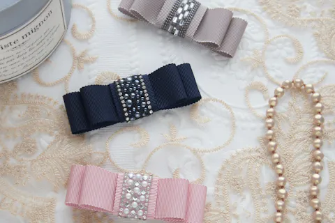 【東京・池袋】煌めくビジューのPave Ribbon ヘアアクセサリー製作