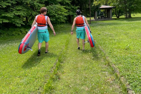 【秋田・鹿角・十和田ふるさとセンター】十和田湖秋田エリア奥十和田湖でSUP体験