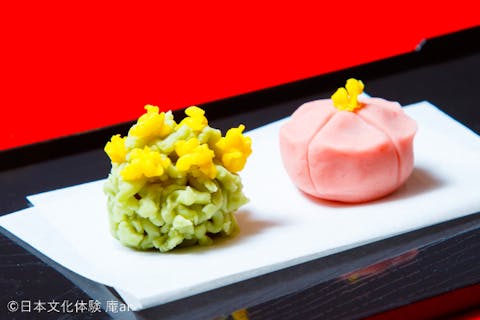 【仙台・お菓子作り】日本の文化を楽しく学ぼう！練り切り和菓子（2個）