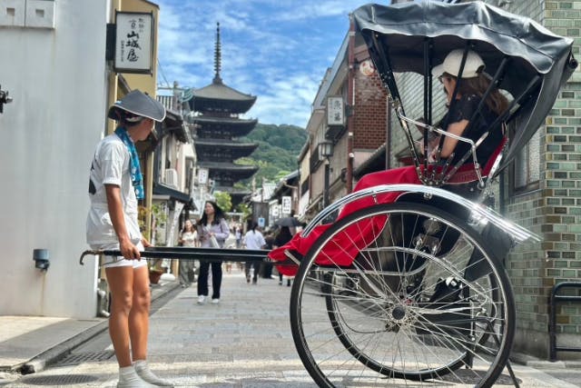 【京都・東山・平安神宮】60分！記憶に残る京時間〜人力車が紡ぐ物語〜