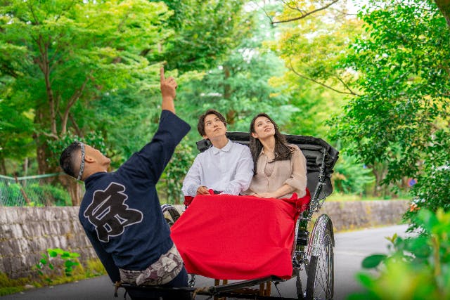 【京都・東山・銀閣寺】60分！人力車で感じる和の魅力〜東山侘び寂びの旅〜