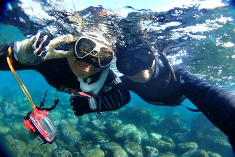 伊豆・湘南・体験スキンダイビング・スノーケリング】初心者にもおすすめ！海の世界をのぞいてみよう！体験スキンダイビング・スノーケルく茅ヶ崎駅集合＞