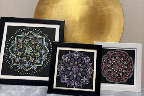 【大阪府東大阪市】癒やしの曼荼羅アート体験♪初心者大歓迎！集中力UP・プレゼントにも◎のプラン詳細