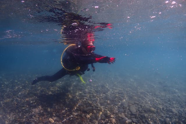 【屋久島・体験ダイビング・1ダイブロング60分】初心者専門店で安心♪ウミガメ狙いの水中散策！【専用施設完備！】【貸切＆送迎可】【スタンダード】《屋久島ダイビングガイド“夢心地”》