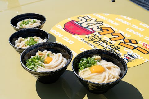 【香川・琴平】電動アシスト付きe-bikeでうどん屋巡り！うどんタクシードライバーがおすすめ穴場うどん店MAP付 (4時間レンタル)