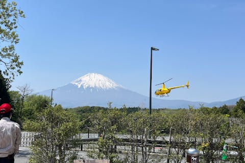 富士山/箱根ヘリコプター遊覧@御殿場プレミアム・アウトレット