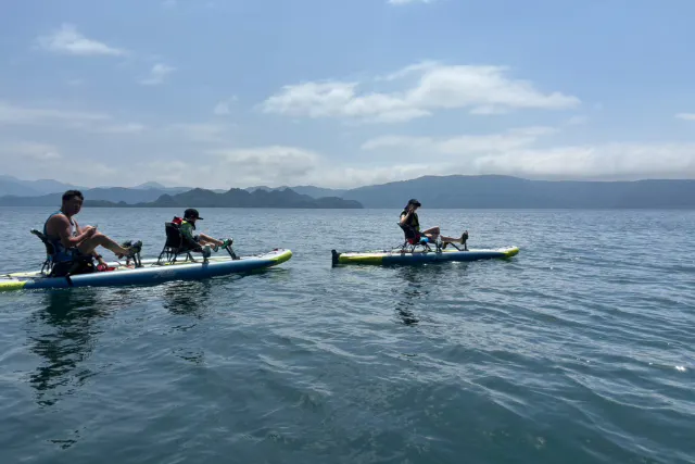 【秋田・鹿角・十和田ふるさとセンター】十和田湖秋田エリア奥十和田湖でHOBIE（ホビー）クルージング 2人乗り ６０分