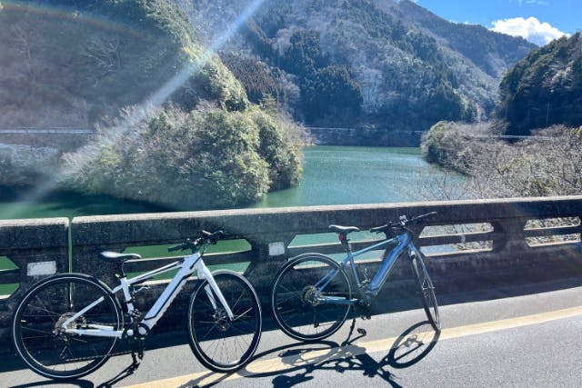 e-bikeツアー癒しの洞窟を目指す姫路の秘境安富ライド＆ハイク◎姫路駅名物のえきそば券付！