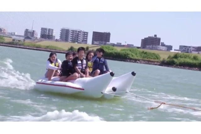 【関東/東京/千葉】＊バナナボート体験＊ 夏の定番マリンスポーツ！［スリル×爽快感］初心者も◎お手頃アクティビティ☆ ファミリー・カップル・女性同士で楽しもう♪