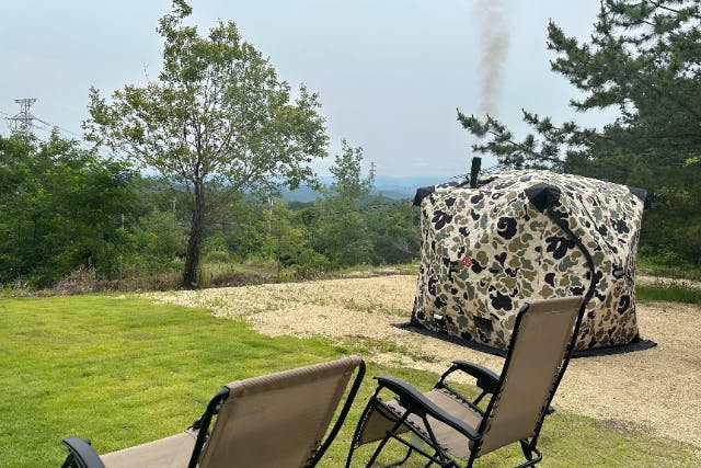 【静寂サウナ】1日3組限定｜森の中の貸切テントサウナ体験