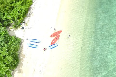 【石垣島・SUP＆カヤック体験】手ぶら&当日受付OK！プライベートビーチでゆったり！シャワー・トイレ・駐車場完備！写真データプレゼント！