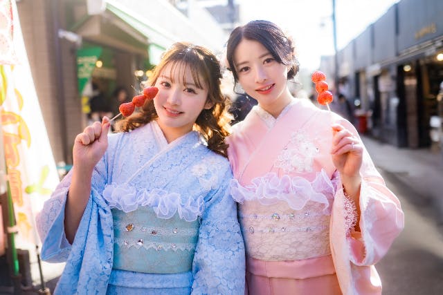 【大阪なんば・学割】★女性限定★学割プラン！お得なアレンジヘアセット付き！大人気レトロモダンまで好きな着物が選べる♪