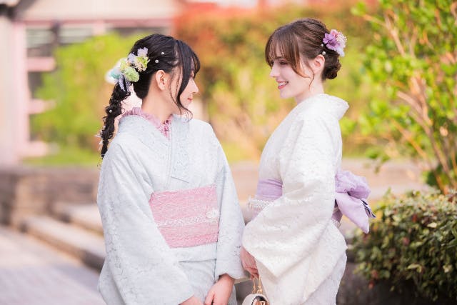 【仙台・着物レンタル】池袋西口！ヘアセット付き！イベントや街歩きに！本格着物一式レンタル＆着付けプラン！