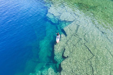 【北海道・支笏湖】ゆったり支笏湖サップツアー｜ドローン撮影付き