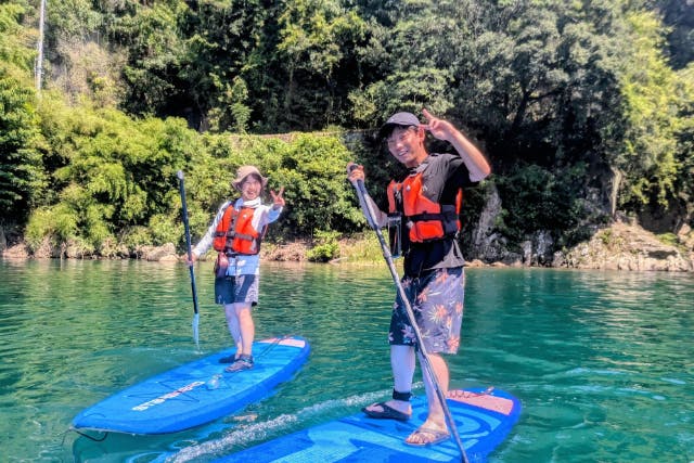 【和歌山県・古座川・SUP】SUPデビュー大歓迎！古座川でリバーSUP体験