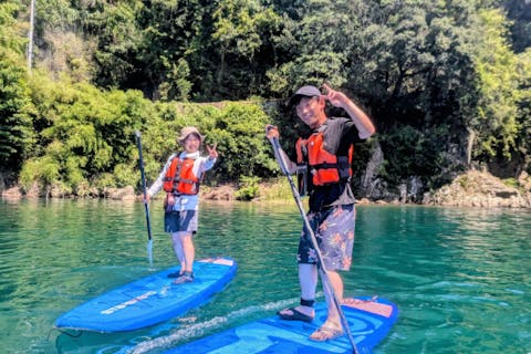 【和歌山県・古座川・SUP】SUPデビュー大歓迎！古座川でリバーSUP体験