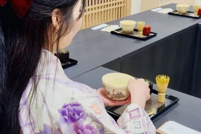 【 書道 と 茶道 プラン/両方楽しめる♪】【 大阪・難波・茶道 ＆ 書道　日本文化2種類体験プラン！！】子供料金あり♪♪