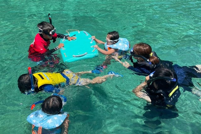 【沖縄・古宇利島】【冬期限定11/3～2/28】初心者でも安心！SUP＆シュノーケル(60分)・カップル、女性、ファミリーにも大人気♪