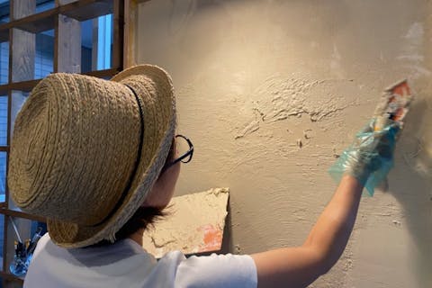 【京都府・京都市・日本の伝統文化 その他 】DIYの基本が学べる！漆喰塗り体験♪