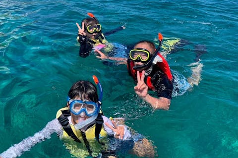 【沖縄・古宇利島】【冬期限定11/3～2/28】初心者でも安心！SUP＆シュノーケル(90分)・カップル、女性、ファミリーにも大人気♪