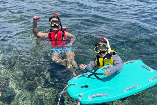 【沖縄・古宇利島・シュノーケリング】冬季限定！【11/4～2/28】1組貸切！ビーチエントリーシュノーケリング（60分）