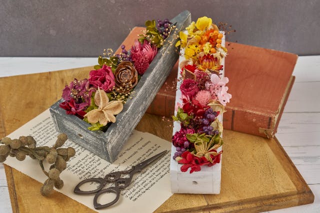 【静岡・熱海・フラワーボックス作り】森の宝物フラワーボックス