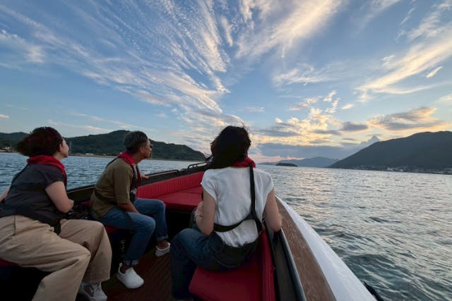 【尾道】尾道水道トワイライトクルーズ＜日の入り時刻50分前出航・乗船50分>