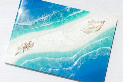 沖縄北谷】当日参加大歓迎！「スクエアB4型」レジンアート体験