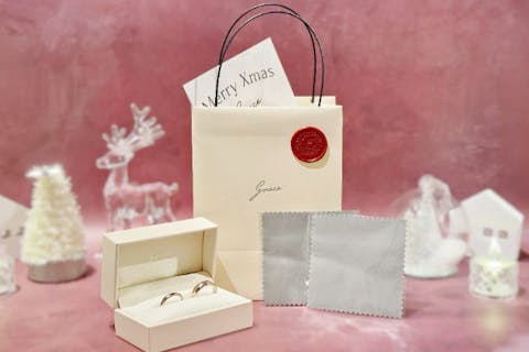 【東京・浅草・リング作り体験】クリスマス限定プラン！希少カラーで大人気のピンクシルバー！特別なペアリングを。