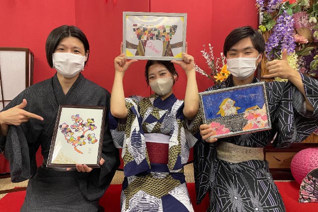 金沢着物ハギレアート