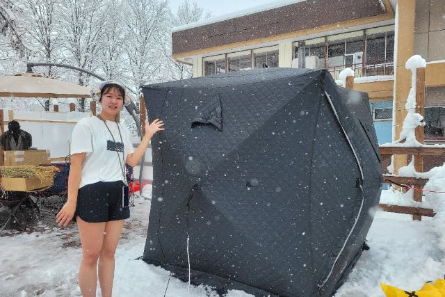 【新潟・中越・雪遊び・サウナ】ふかふかの新雪ダイブ！ 〜ココロもカラダもHOTになるサウナ体験〜