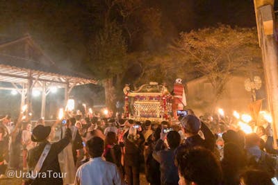 【希少】 京都奇祭 鞍馬火祭 ミニチュアたいまつ(神楽、大、手松)セット 好評につき追加】鞍馬火祭ミニ松明＋財団特製はがき6枚組＋「京の郷土