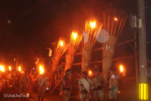 【希少】 京都奇祭 鞍馬火祭 ミニチュアたいまつ(神楽、大、手松)セット 2026年先行販売！】☆催行確定☆京都三大奇祭のひとつ！ 鞍馬の火祭