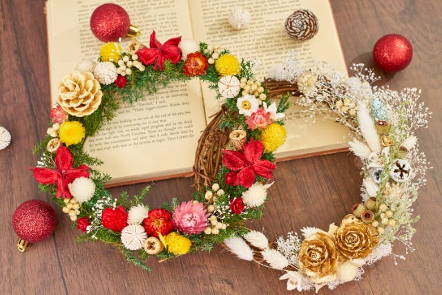 【静岡・熱海・リース作り】クリスマスリース