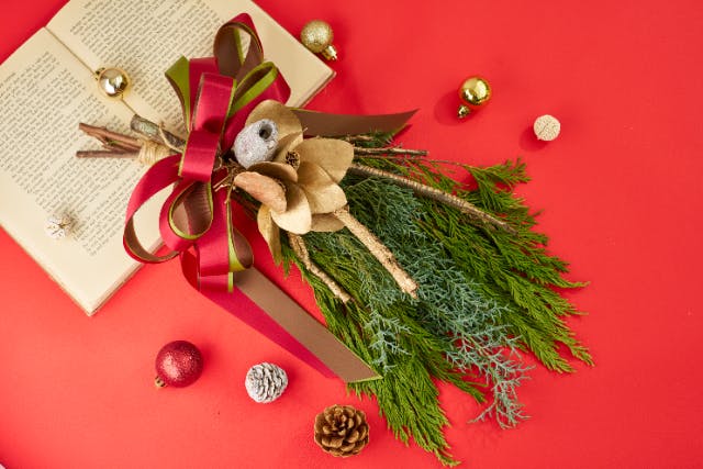 【静岡・熱海・スワッグ作り】クリスマススワッグ