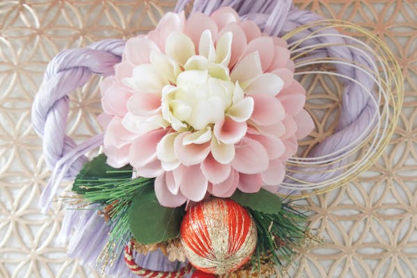 東京 池袋】アーティフィシャルフラワー お正月しめ縄飾り製作