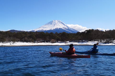 本栖湖 冬カヤックプライベートツアー