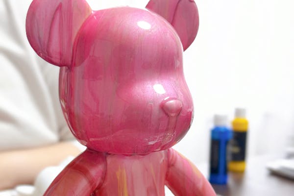 とろ〜りアートでつくる世界にひとつのポーリングベア18cmまたは23cm