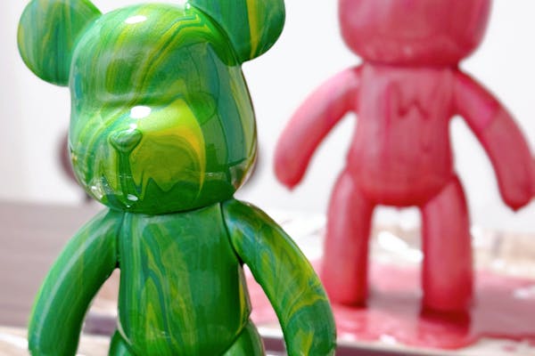 とろ〜りアートでつくる世界にひとつのポーリングベア18cmまたは23cm