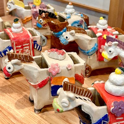 干支「うま」づくり陶芸ワークショップ】名古屋市*子どもOK&初心者 干支「うま」づくり陶芸ワークショップ】名古屋市*子どもOK&初心者