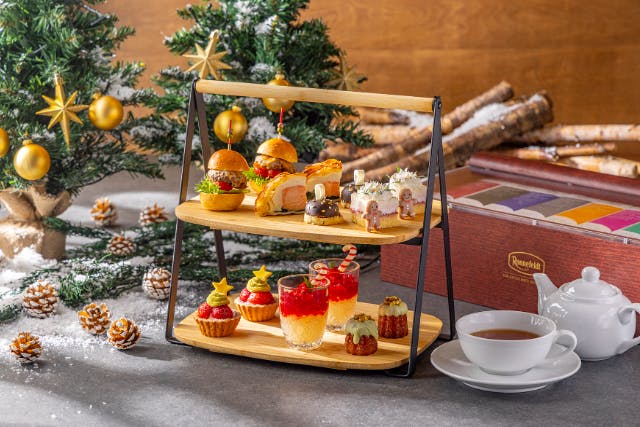12/1～12/25【ダブルツリーbyヒルトン東京有明】開業以来初！クリスマスアフタヌーンティー+ドイツのロンネフェルト社などのカフェフリー