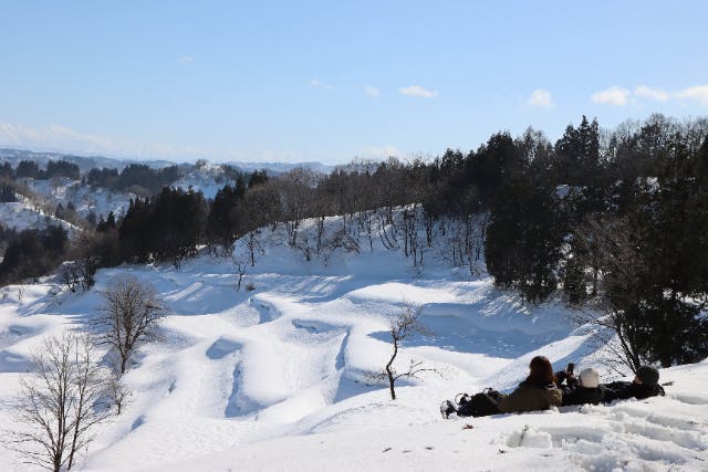 【新潟・十日町・雪体験】棚田かんじきウォーク＆雪上ティータイム