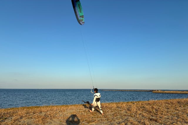 三重県でカイトサーフィン