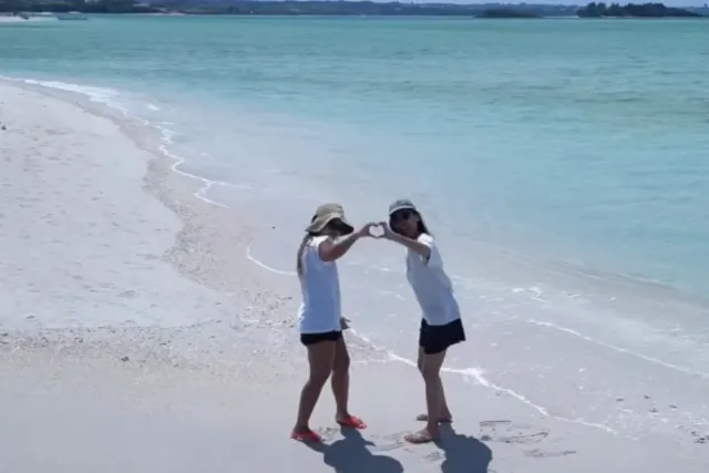 【ユニの浜上陸クルーズ】　宮古ブルーの海に浮かぶ幻の砂浜へ！　SNS映え動画提供！ 3歳以下のお子様無料