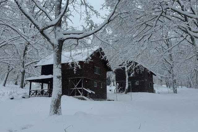 山之村雪中キャンプ
