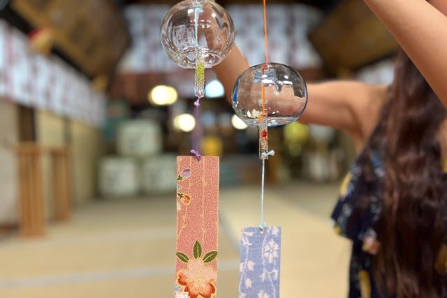 DIY風鈴ワークショップ 英語・中国語対応ガイド付き