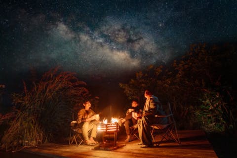『沖縄本島北部』焚き火x満点の星空ツアー(120分）湧水ホットドリンク付き♪カップル・女子旅にオススメ♪撮影データ無料プレゼント！のプラン詳細