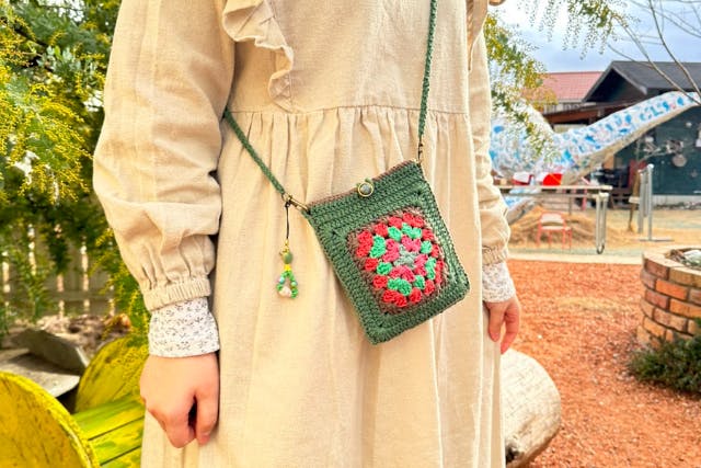 ザッパ村で手編みポシェットを作ろう